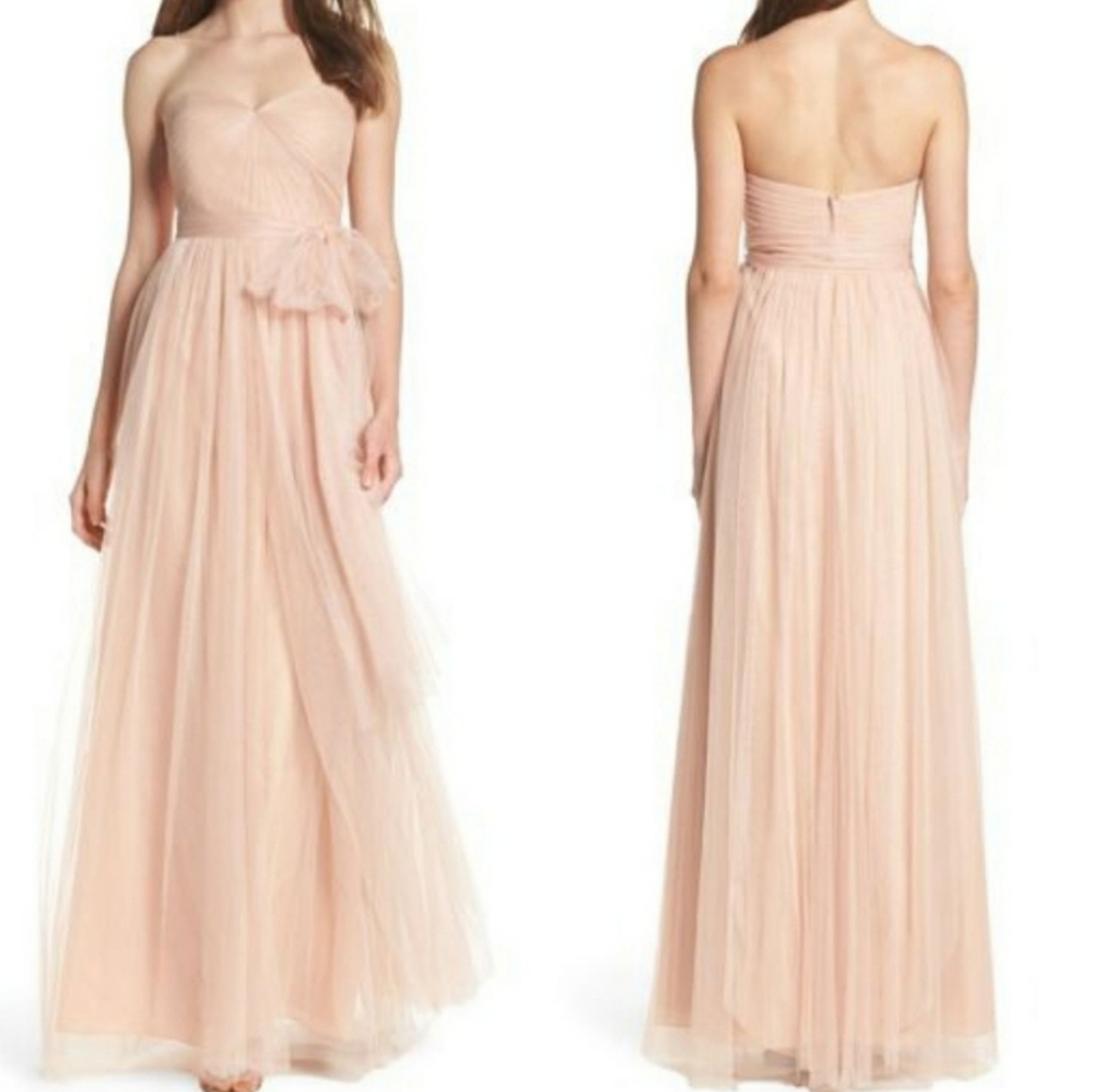 Jenny Yoo Annabelle Convertible Tulle Gown Dress 0